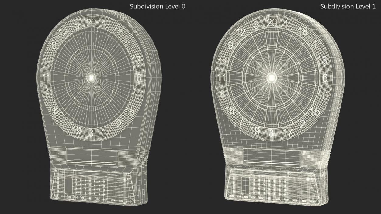 3D Electronic Dartboard with Scoreboard