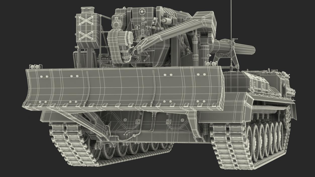 3D model 2S7 Pion Self Propelled Heavy Artillery Clean