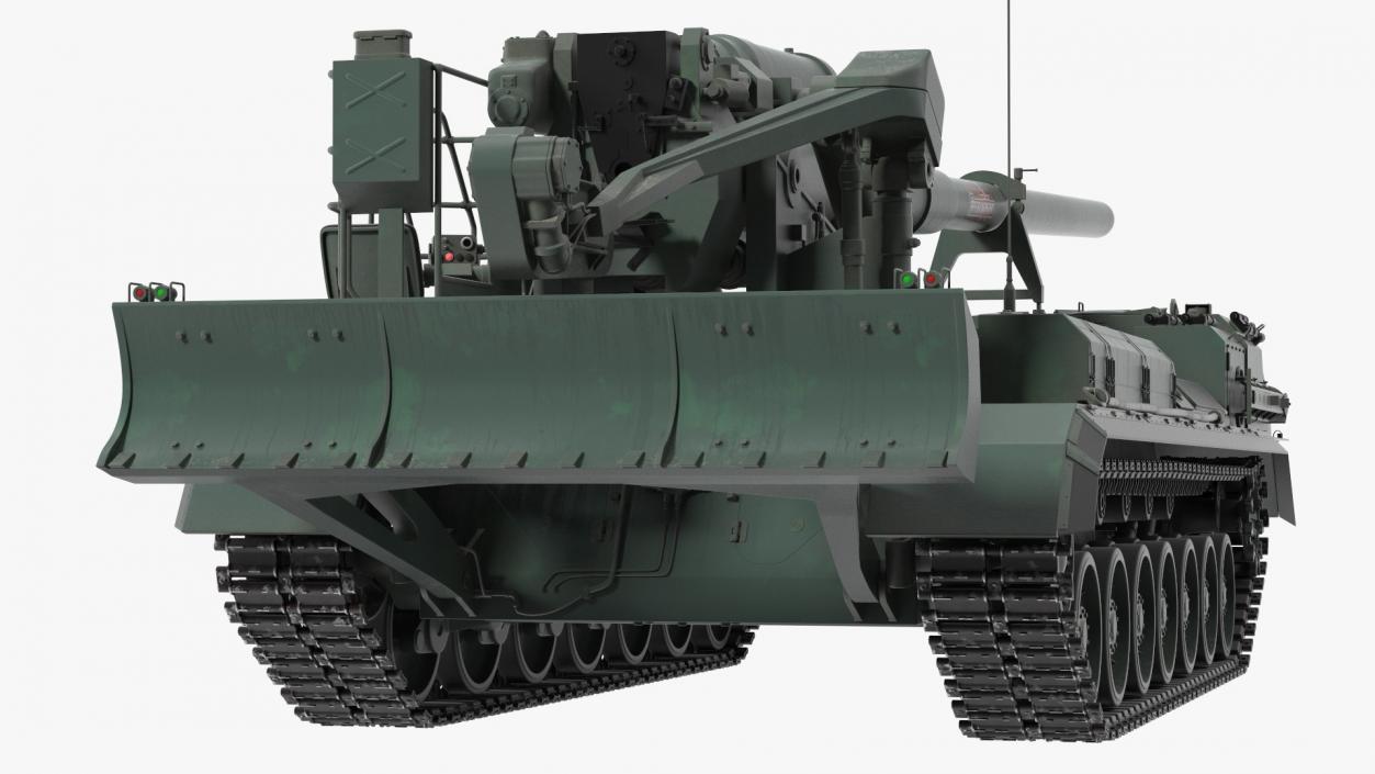 3D model 2S7 Pion Self Propelled Heavy Artillery Clean