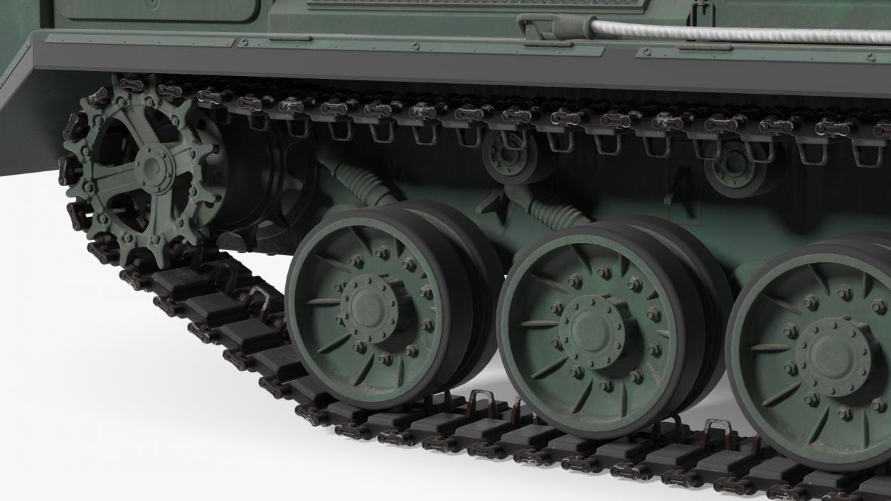 3D model 2S7 Pion Self Propelled Heavy Artillery Clean