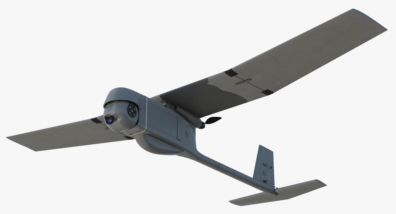 Small Military UAVs Rigged 2 Collection 3D model