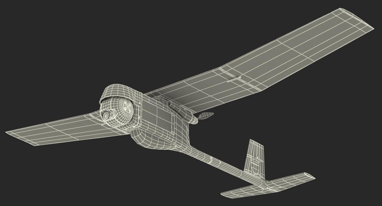 Small Military UAVs Rigged 2 Collection 3D model