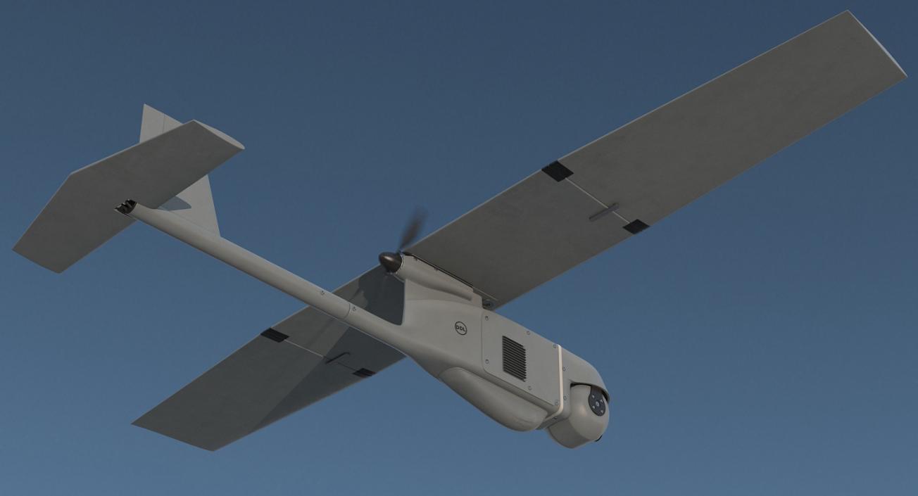 Small Military UAVs Rigged 2 Collection 3D model