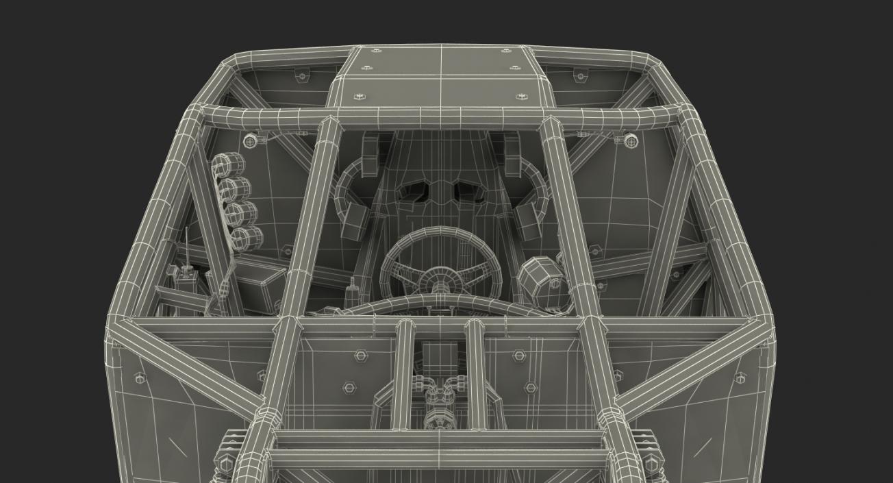 3D Monster Truck Bigfoot Frame and Engine model