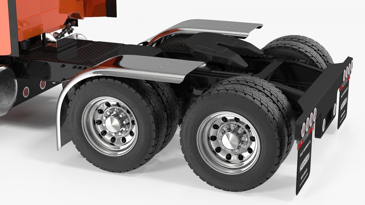 3D model Freightliner Truck With Car Carrier