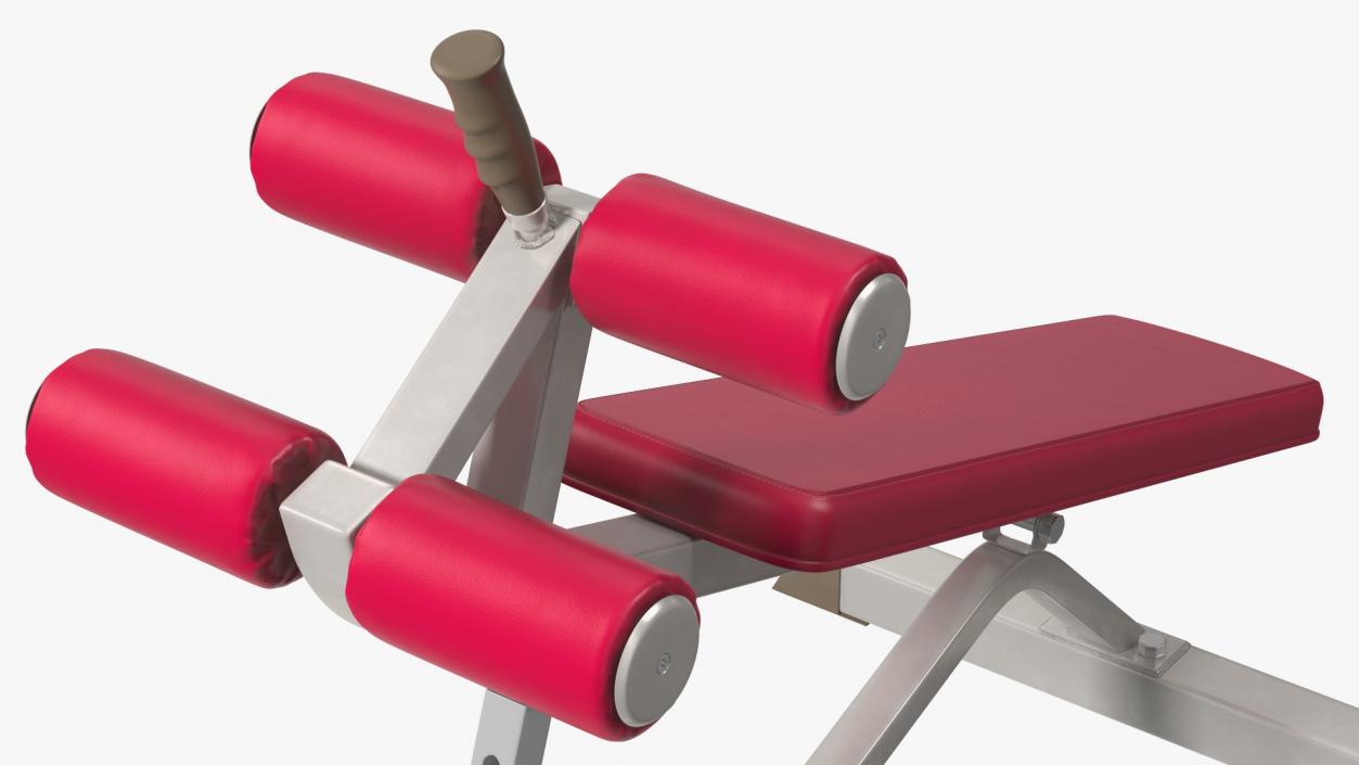 3D Crunch Bench Red