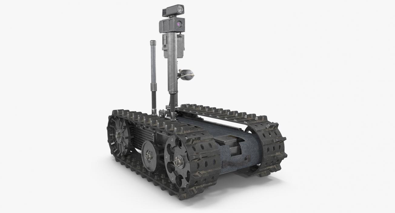 Multi Functional Tracked Military Robot 3D model