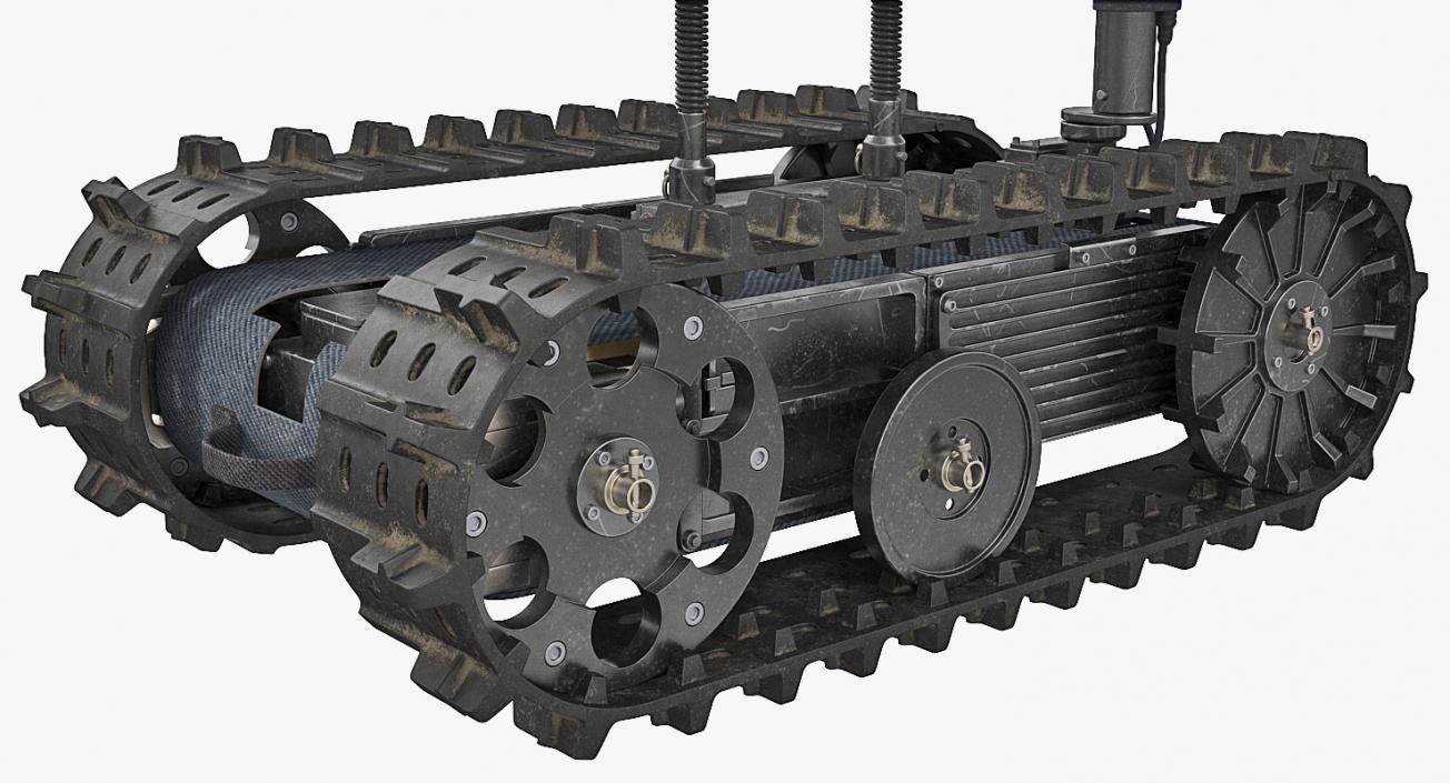 Multi Functional Tracked Military Robot 3D model