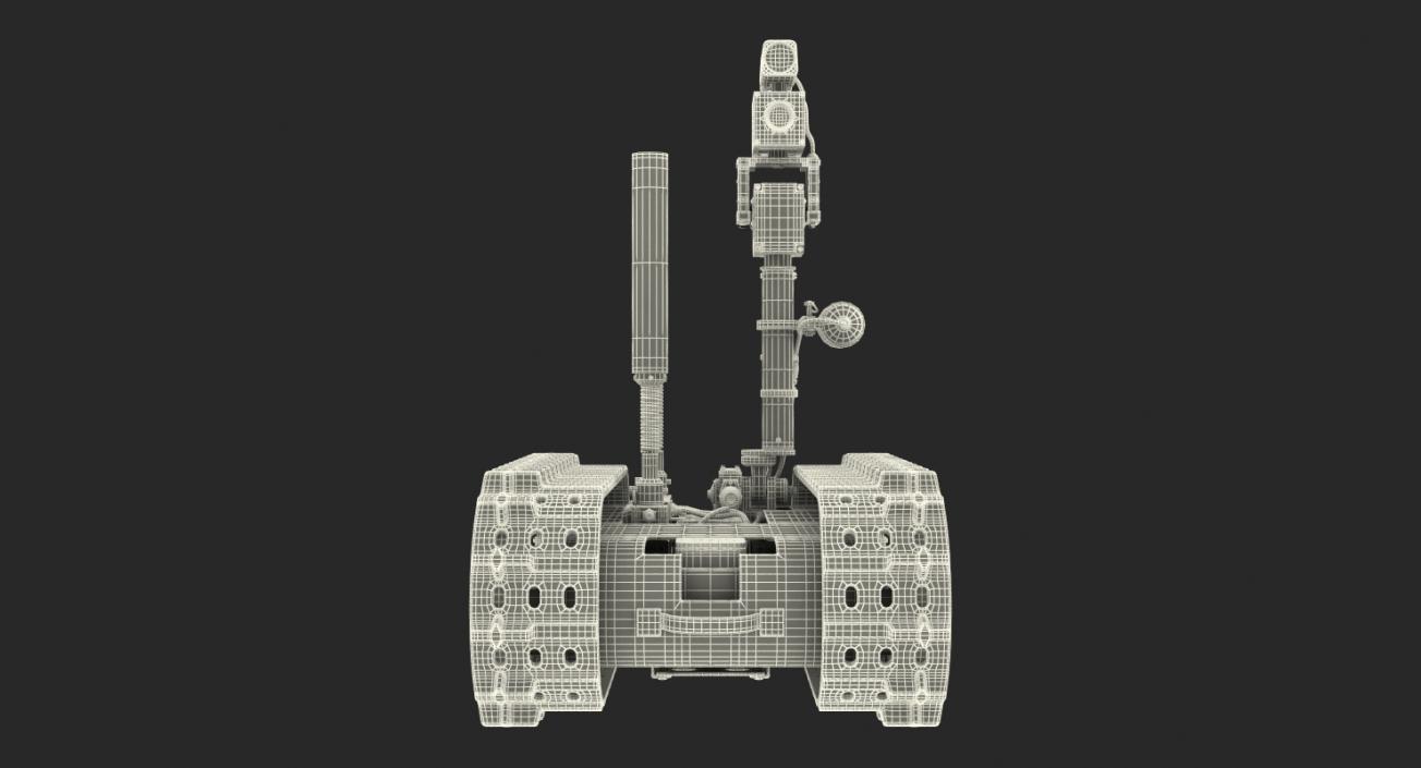 Multi Functional Tracked Military Robot 3D model