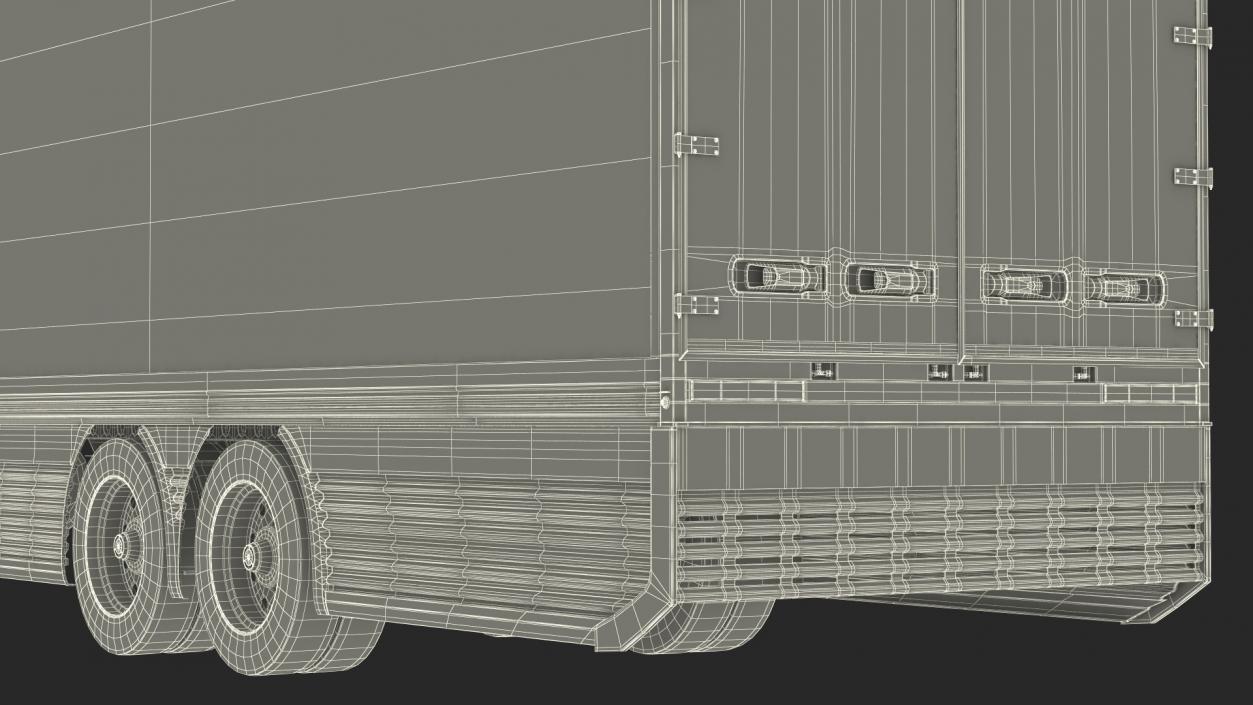 Hyundai HDC-6 Hydrogen Semi Truck Simple Interior 3D model