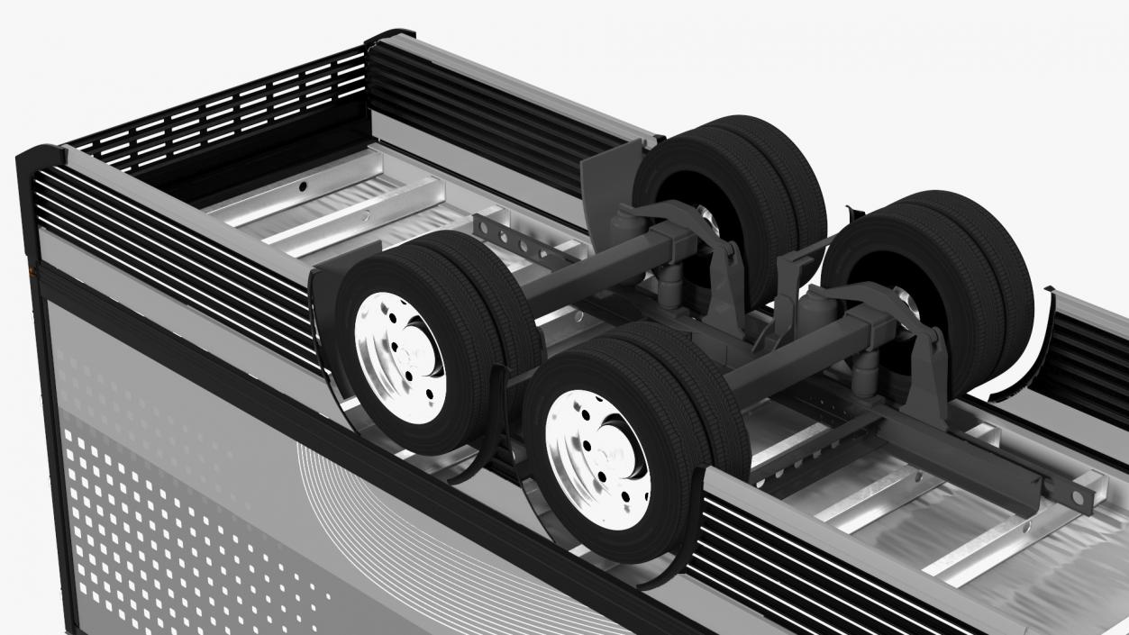 Hyundai HDC-6 Hydrogen Semi Truck Simple Interior 3D model