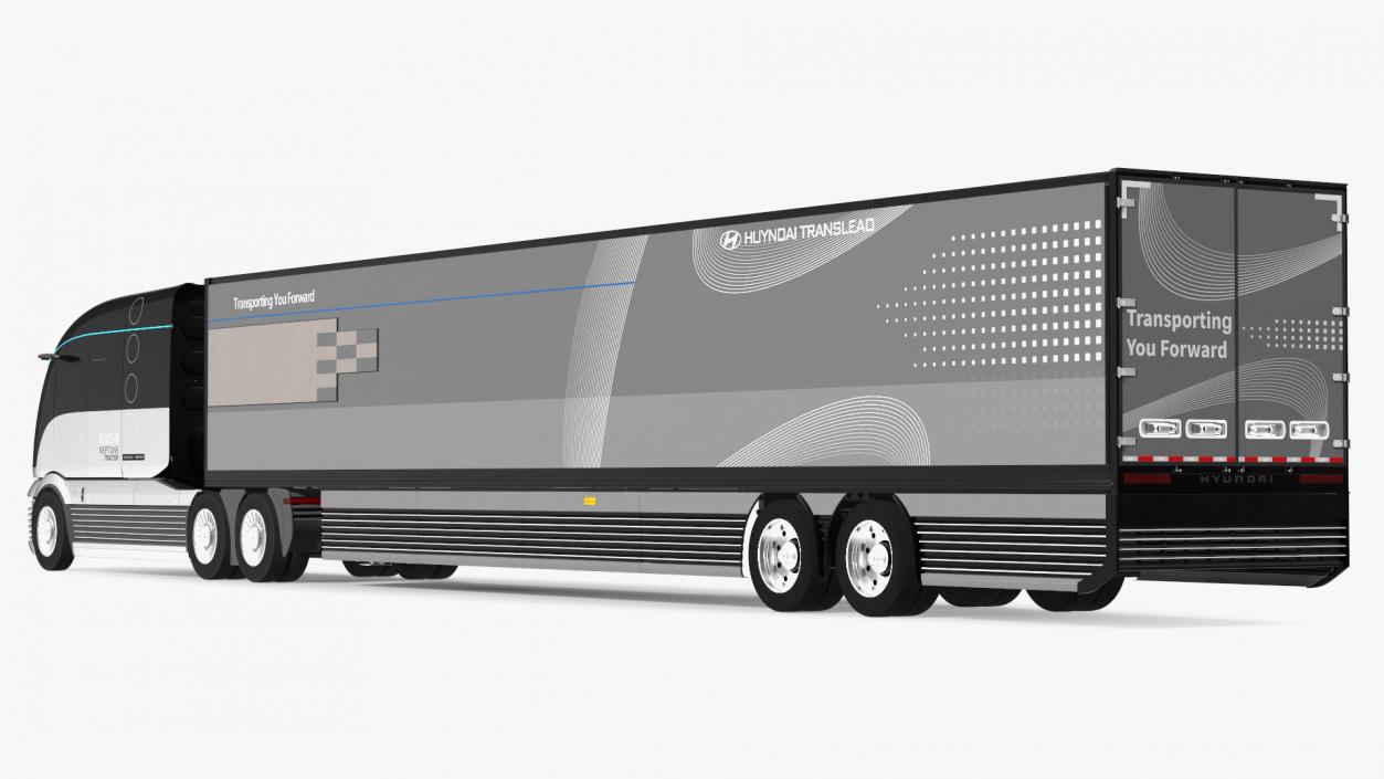 Hyundai HDC-6 Hydrogen Semi Truck Simple Interior 3D model