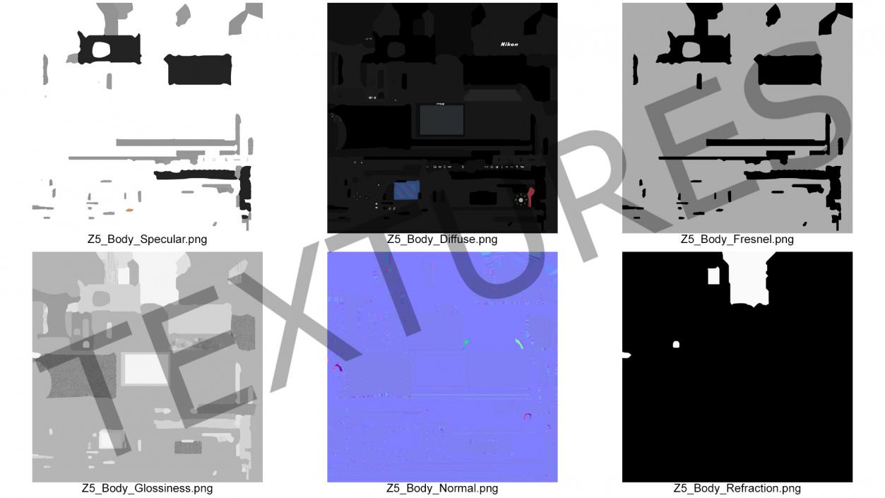 Mirrorless Digital Camera Nikon Z5 Body 3D model