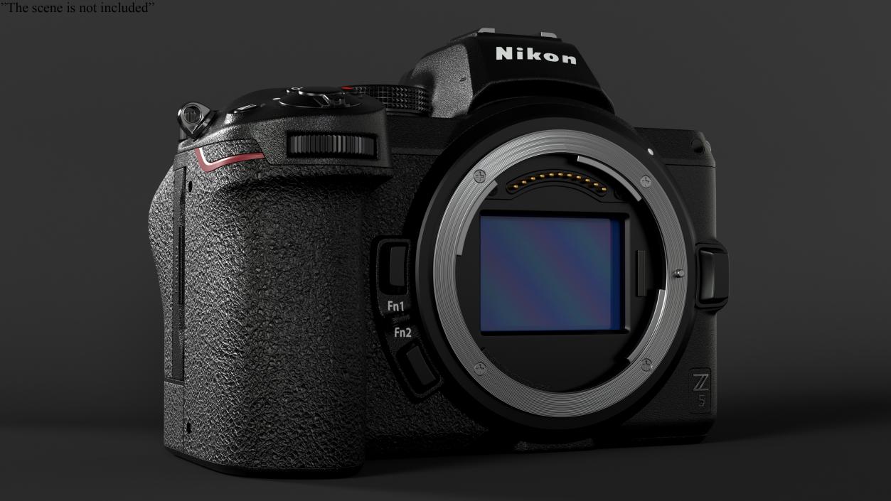 Mirrorless Digital Camera Nikon Z5 Body 3D model