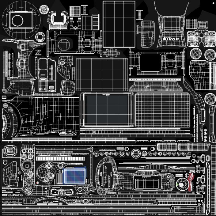 Mirrorless Digital Camera Nikon Z5 Body 3D model