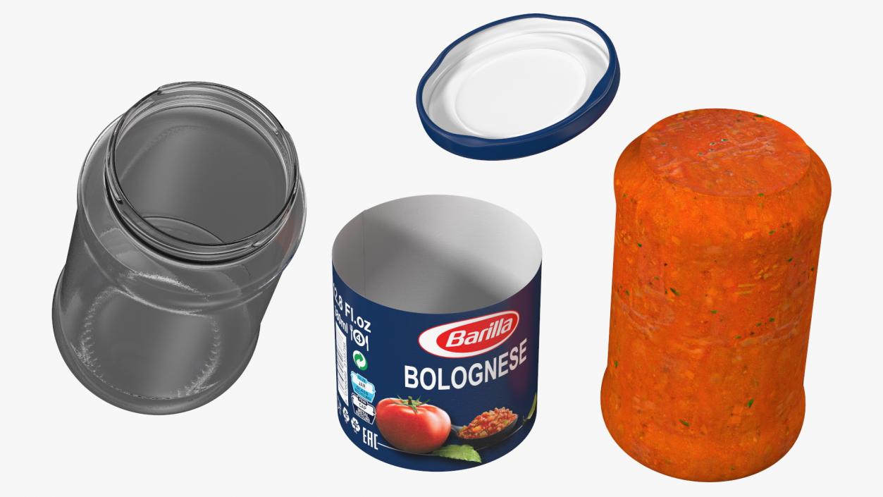 3D Barilla Meat Bolognese Sauce model