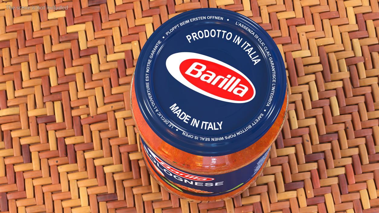 3D Barilla Meat Bolognese Sauce model