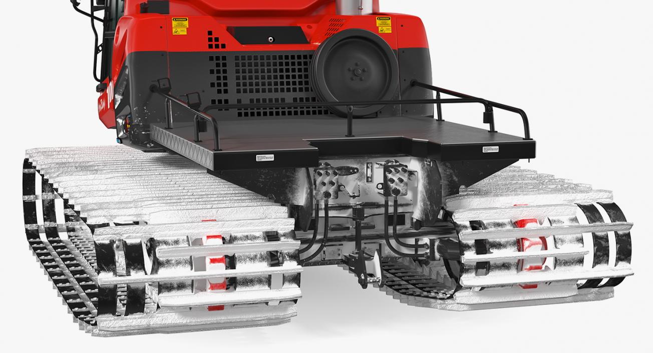 3D model Snowy PistenBully Snowcat