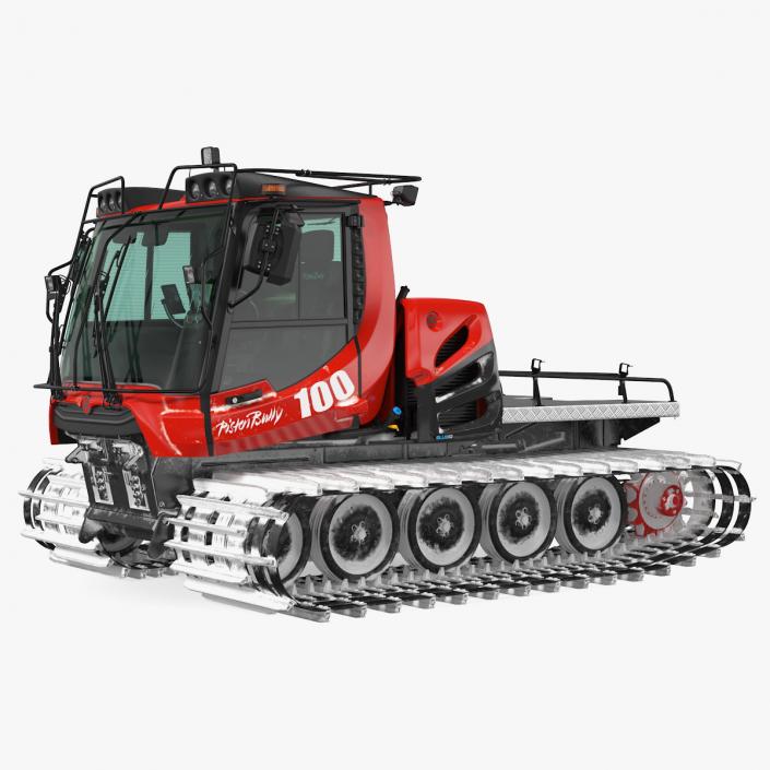 3D model Snowy PistenBully Snowcat