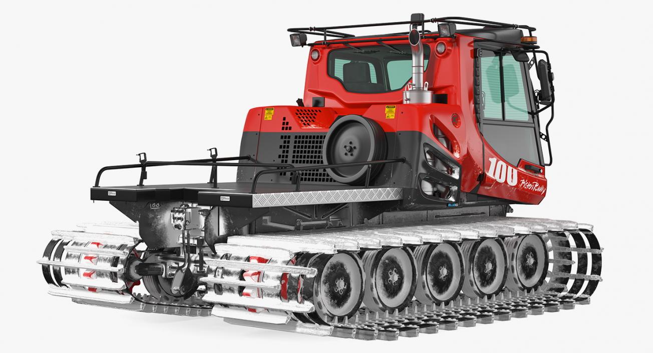 3D model Snowy PistenBully Snowcat