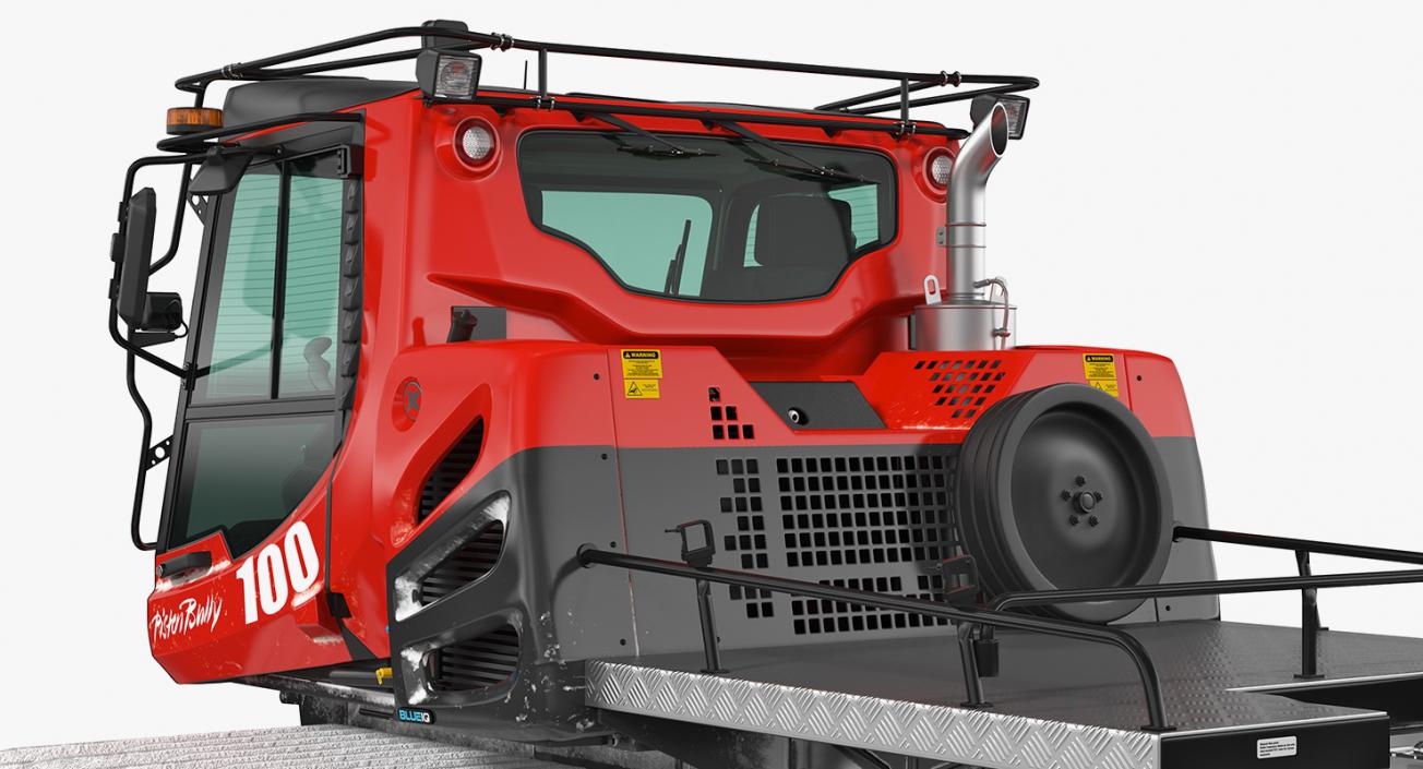 3D model Snowy PistenBully Snowcat