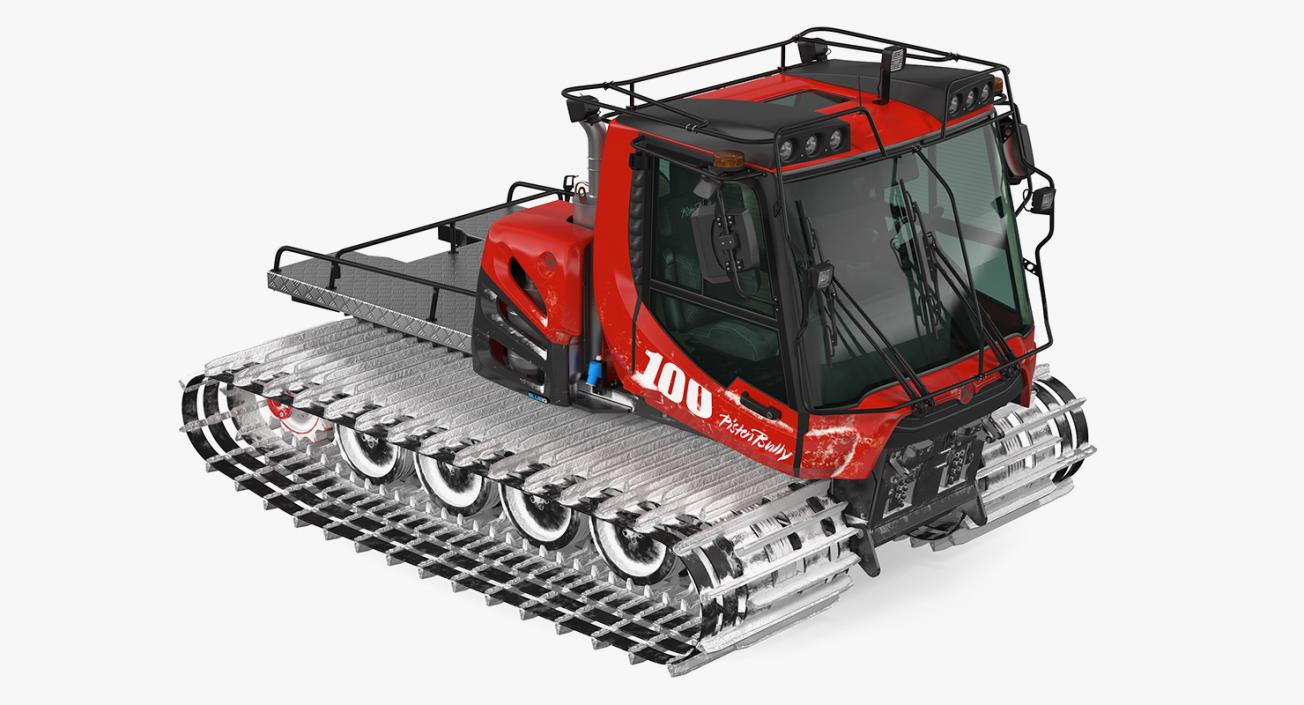 3D model Snowy PistenBully Snowcat