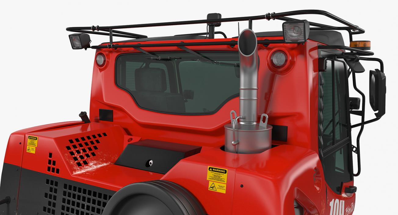 3D model Snowy PistenBully Snowcat