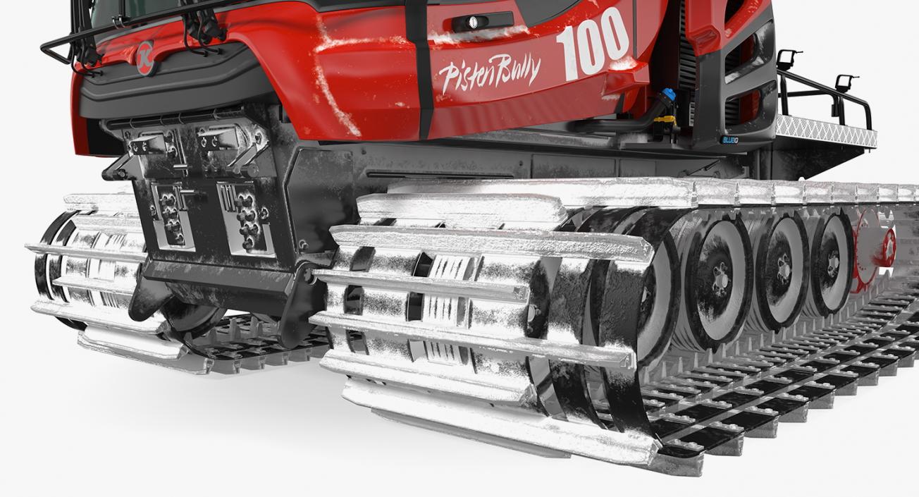 3D model Snowy PistenBully Snowcat