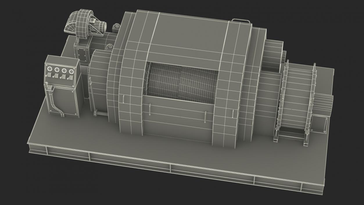 3D Drawworks for Drilling Rig