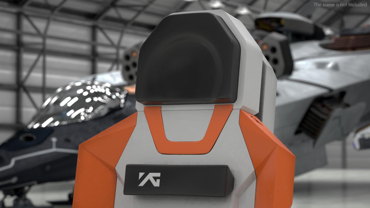 3D Futuristic Pilot Seat