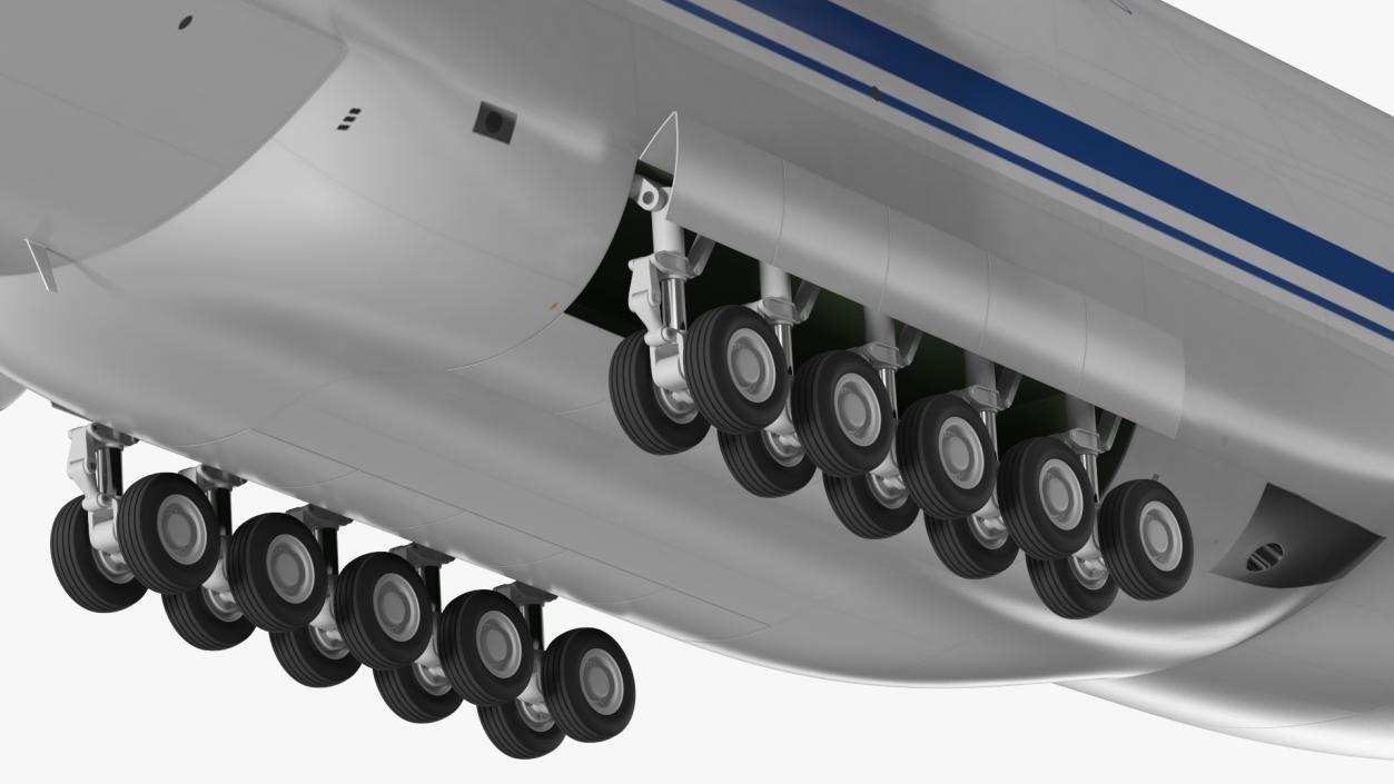 3D model Antonov An124 100 Ruslan Aircraft Rigged