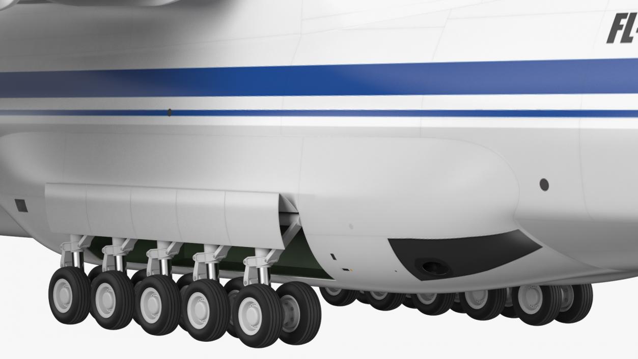 3D model Antonov An124 100 Ruslan Aircraft Rigged