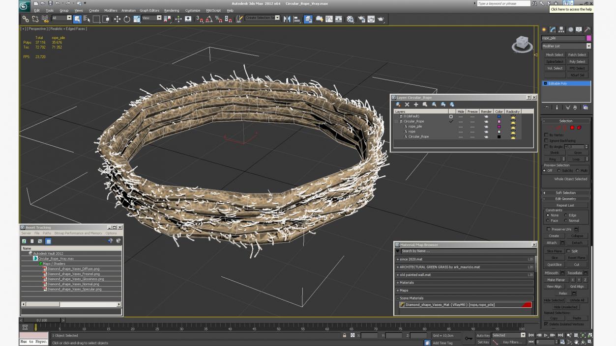 3D Circular Rope model