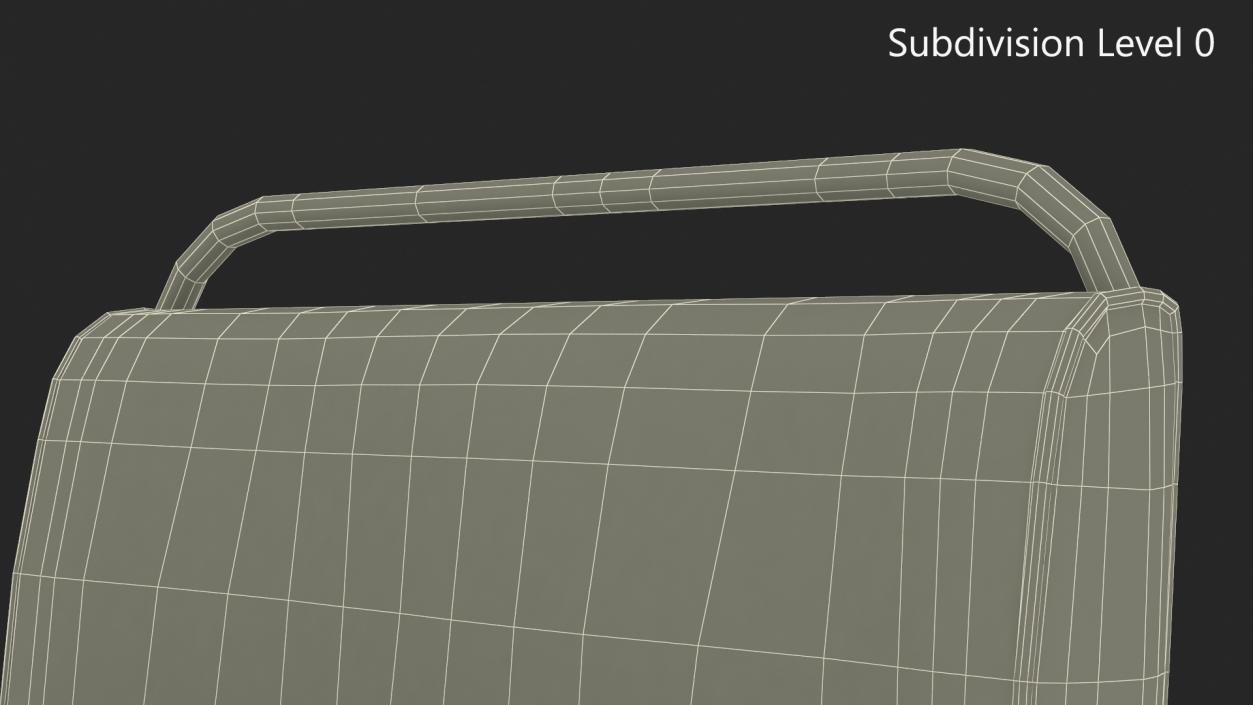 3D Historic Tram Seats One Side model