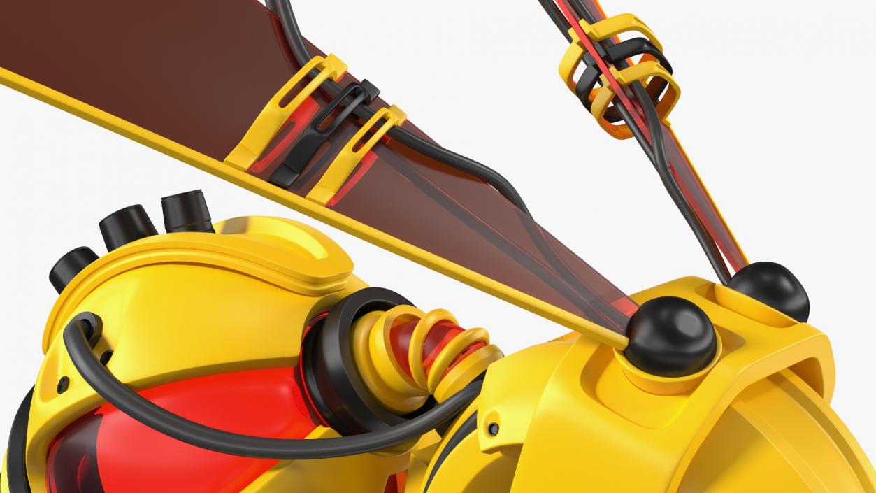 3D Robot Bee Yellow