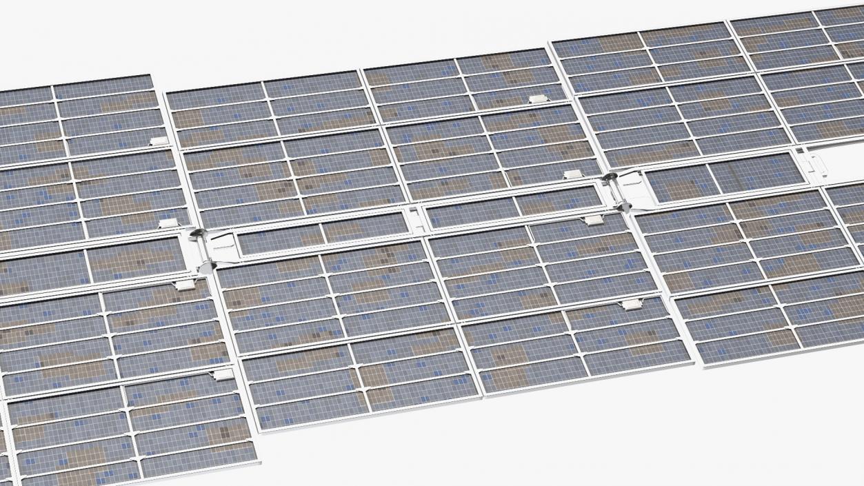 3D ISS Zvezda with Poisk and Pirs Modules model