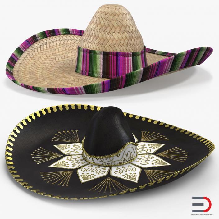 3D model Sombreros Collection