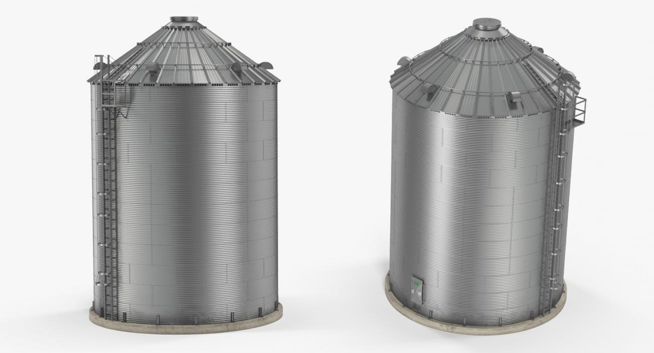 Farm Grain Storage Bin 3D