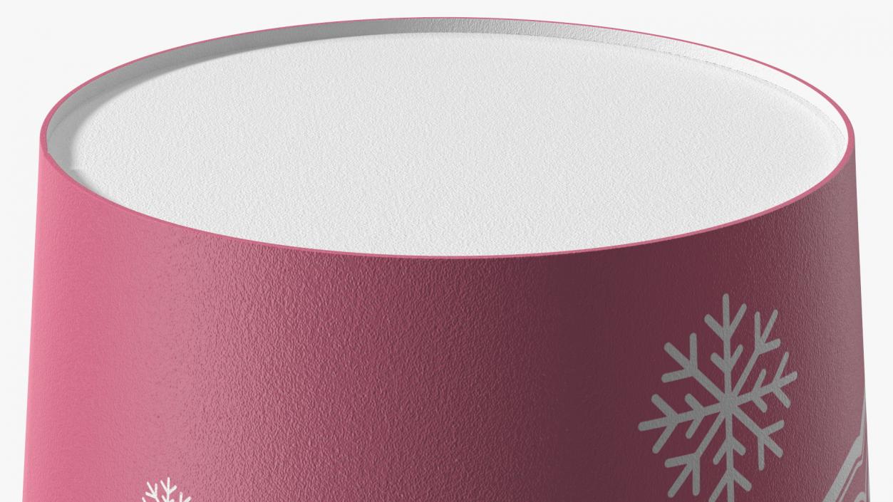 Ice Cream Pink Cup Empty 3D model