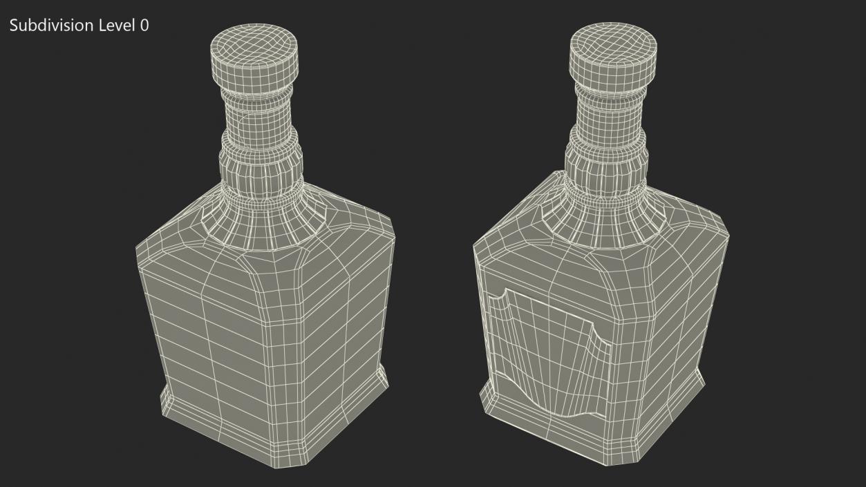 3D model Whiskey Jack Daniels Light Single-Barrel