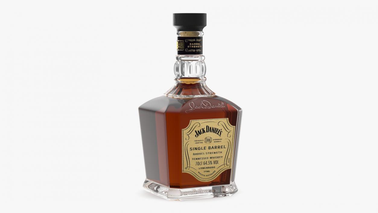 3D model Whiskey Jack Daniels Light Single-Barrel