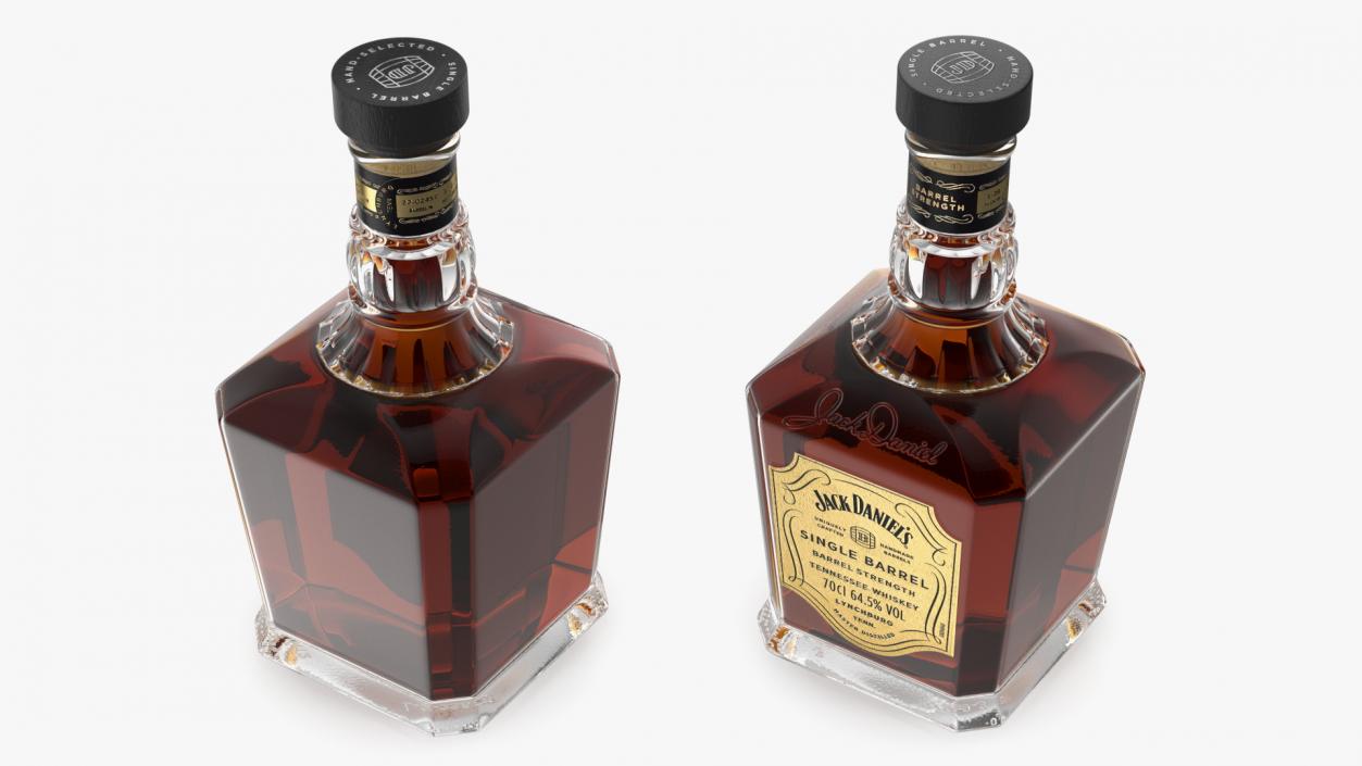 3D model Whiskey Jack Daniels Light Single-Barrel