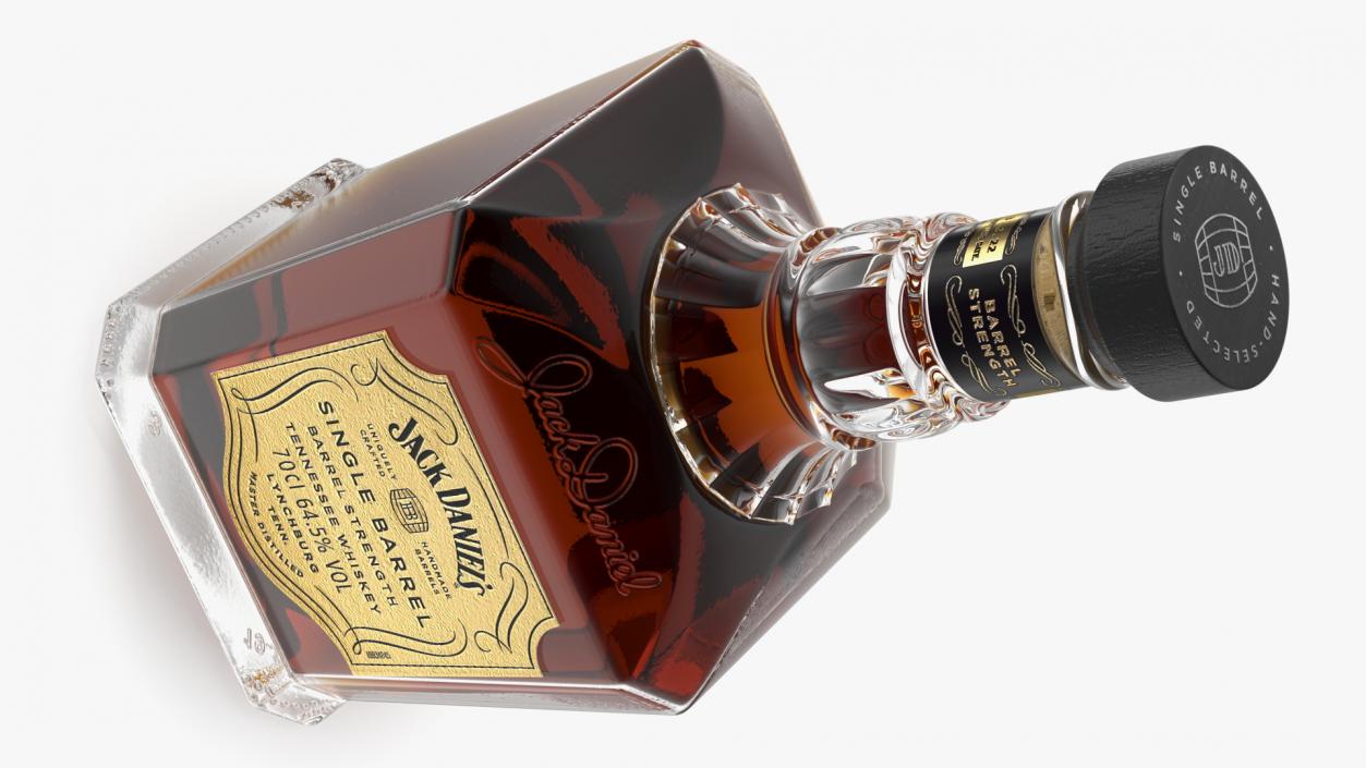 3D model Whiskey Jack Daniels Light Single-Barrel