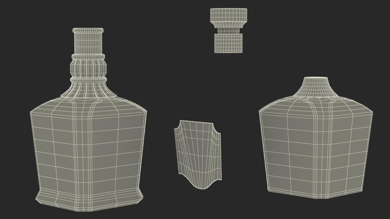 3D model Whiskey Jack Daniels Light Single-Barrel