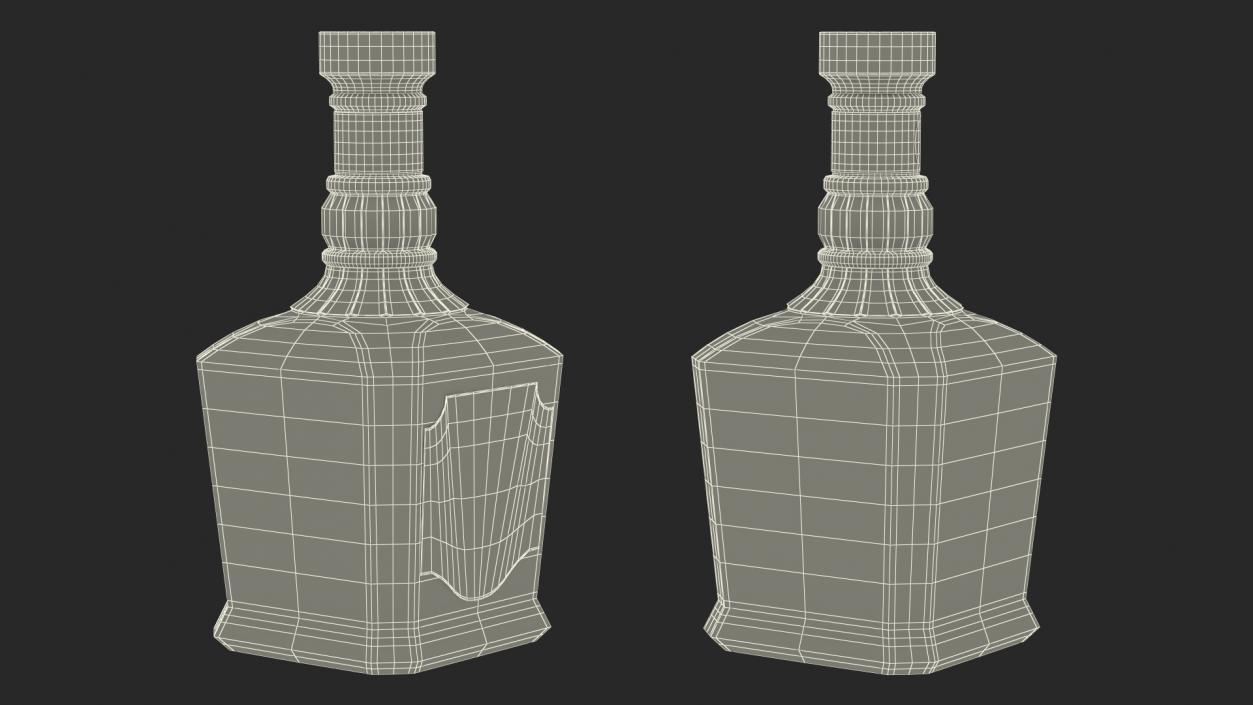 3D model Whiskey Jack Daniels Light Single-Barrel