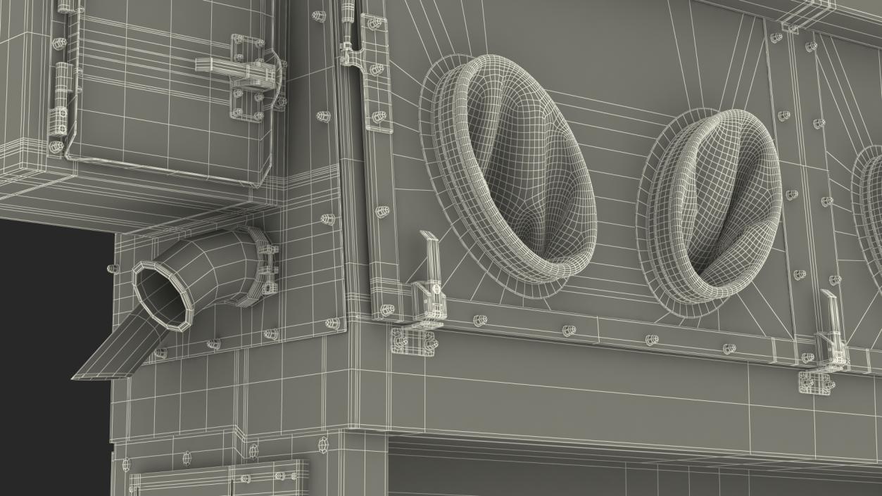 3D Compounding Aseptic Isolator model