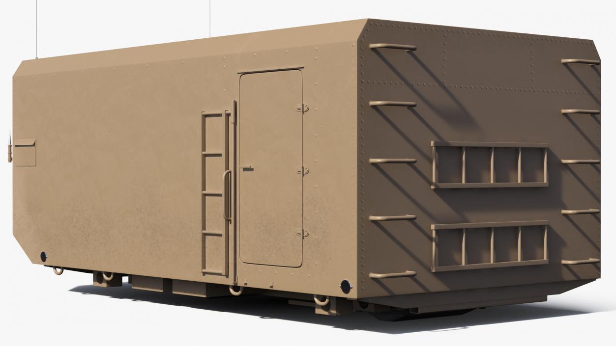 3D Desert Radar Cabin model