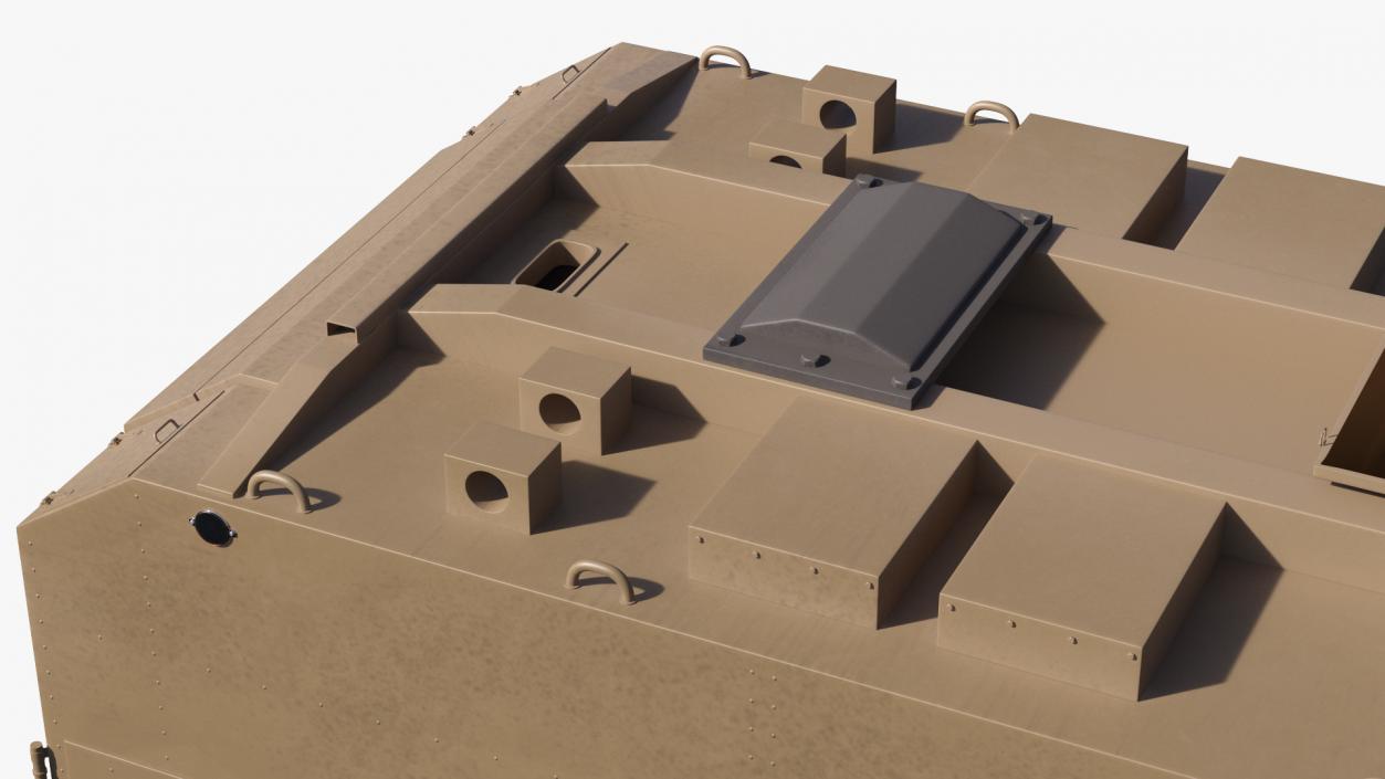 3D Desert Radar Cabin model