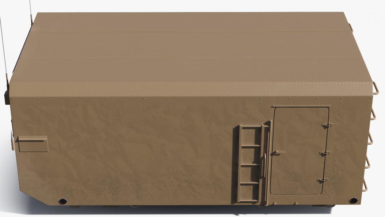 3D Desert Radar Cabin model