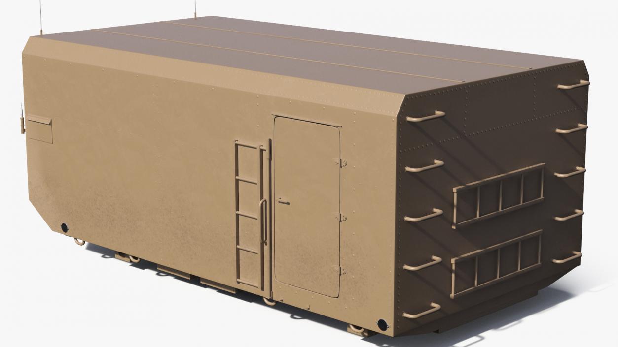 3D Desert Radar Cabin model